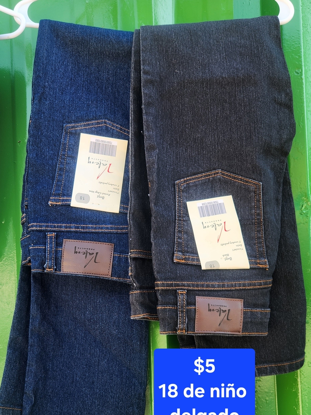 Classic Men's Dark Blue Denim Jeans by (Unknown Brand)